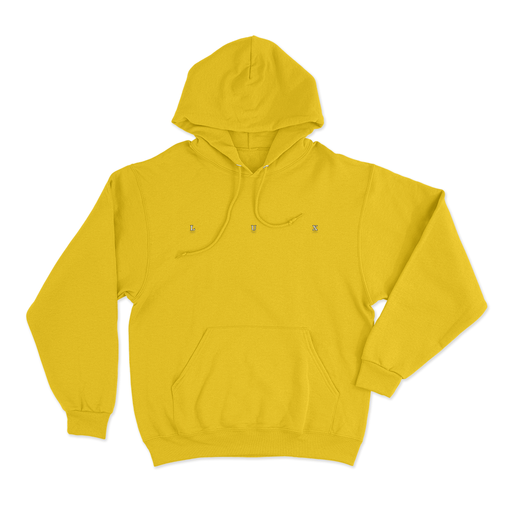 LUX Logo Unisex Hoodie Yellow LUX Logo Unisex Hoodie Yellow