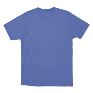 LUX Logo Unisex T Shirt Blue