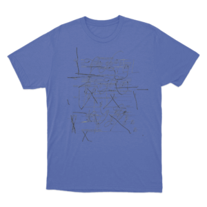 Music Notes Unisex T Shirt Blue