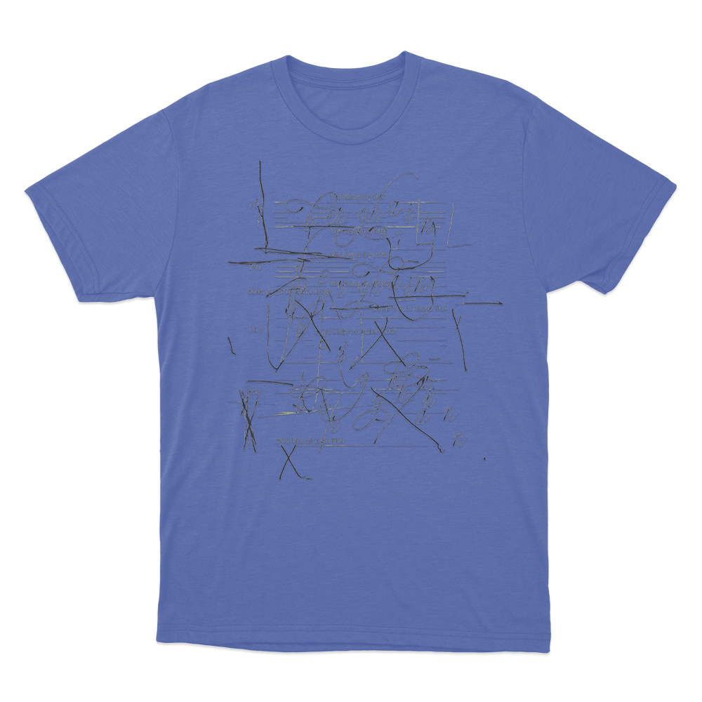 Music Notes Unisex T Shirt Blue Music Notes Unisex T Shirt Blue