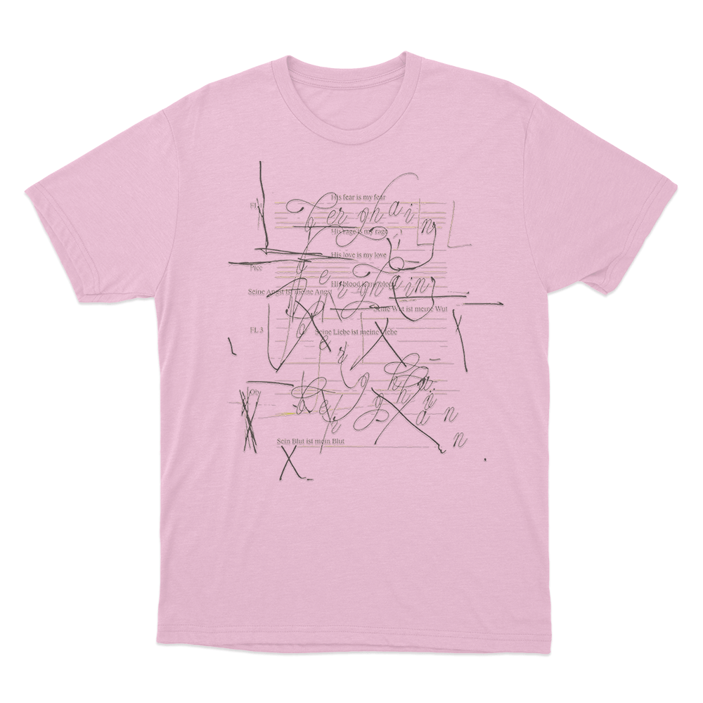 Music Notes Unisex T Shirt Pink Music Notes Unisex T Shirt Pink