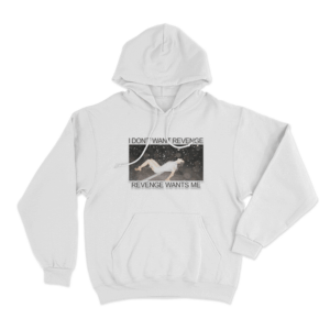 Revenge Unisex Hoodie White