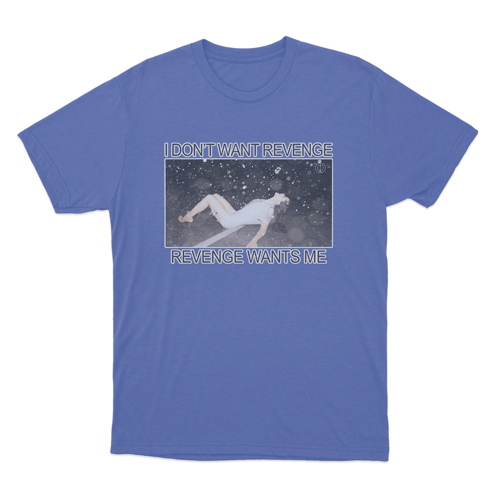 Revenge Unisex T Shirt Blue Revenge Unisex T Shirt Blue