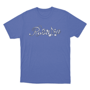 Rosalia Logo Unisex T Shirt Blue