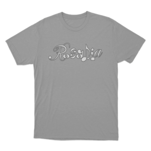 Rosalia Logo Unisex T Shirt Grey